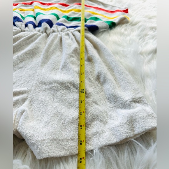 Vintage Gertrude Davenport Terry Rainbow Stripe Romper Size Small/medium - Picture 7 of 13